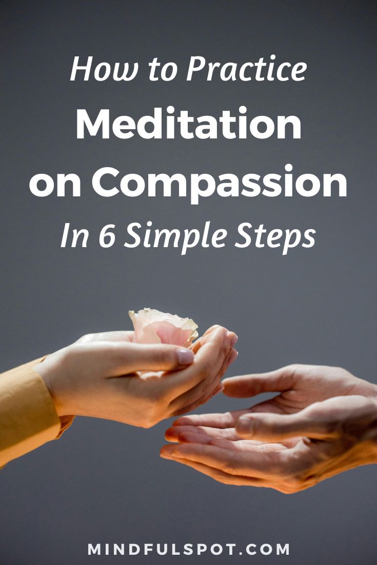 Read our article to learn how to practice Buddhist meditation on compassion, karuna, for beginners in 6 simple steps with guided audio, recommended book, and other free mindfulness resources.