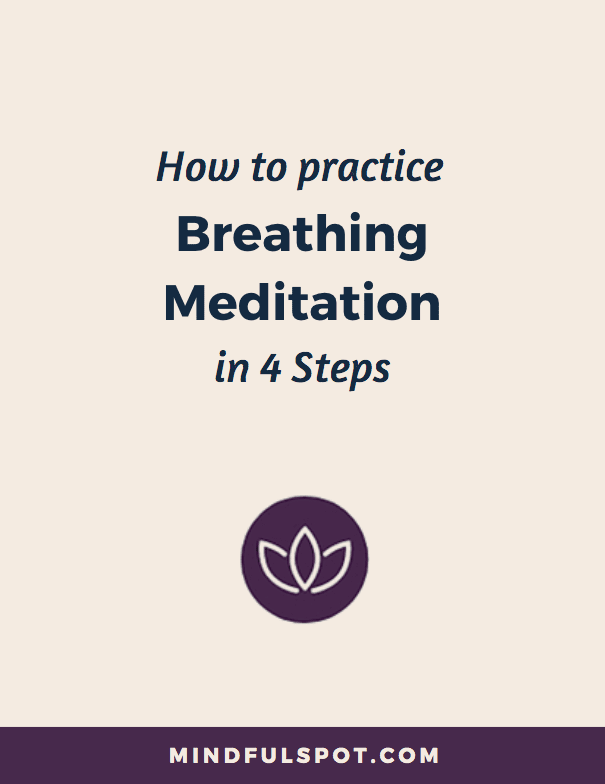 Free breathing meditation worksheet - MindfulSpot.com