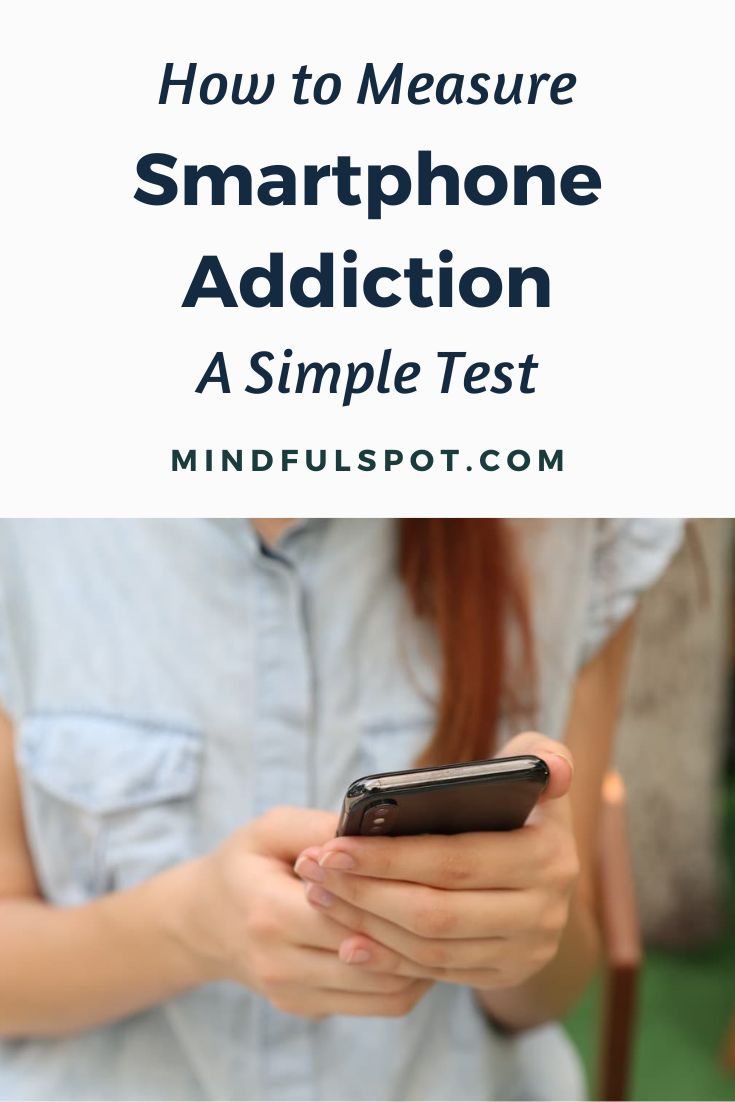 A woman checking her smartphone with text overlay: How to Measure Your Smartphone Addiction Level.
