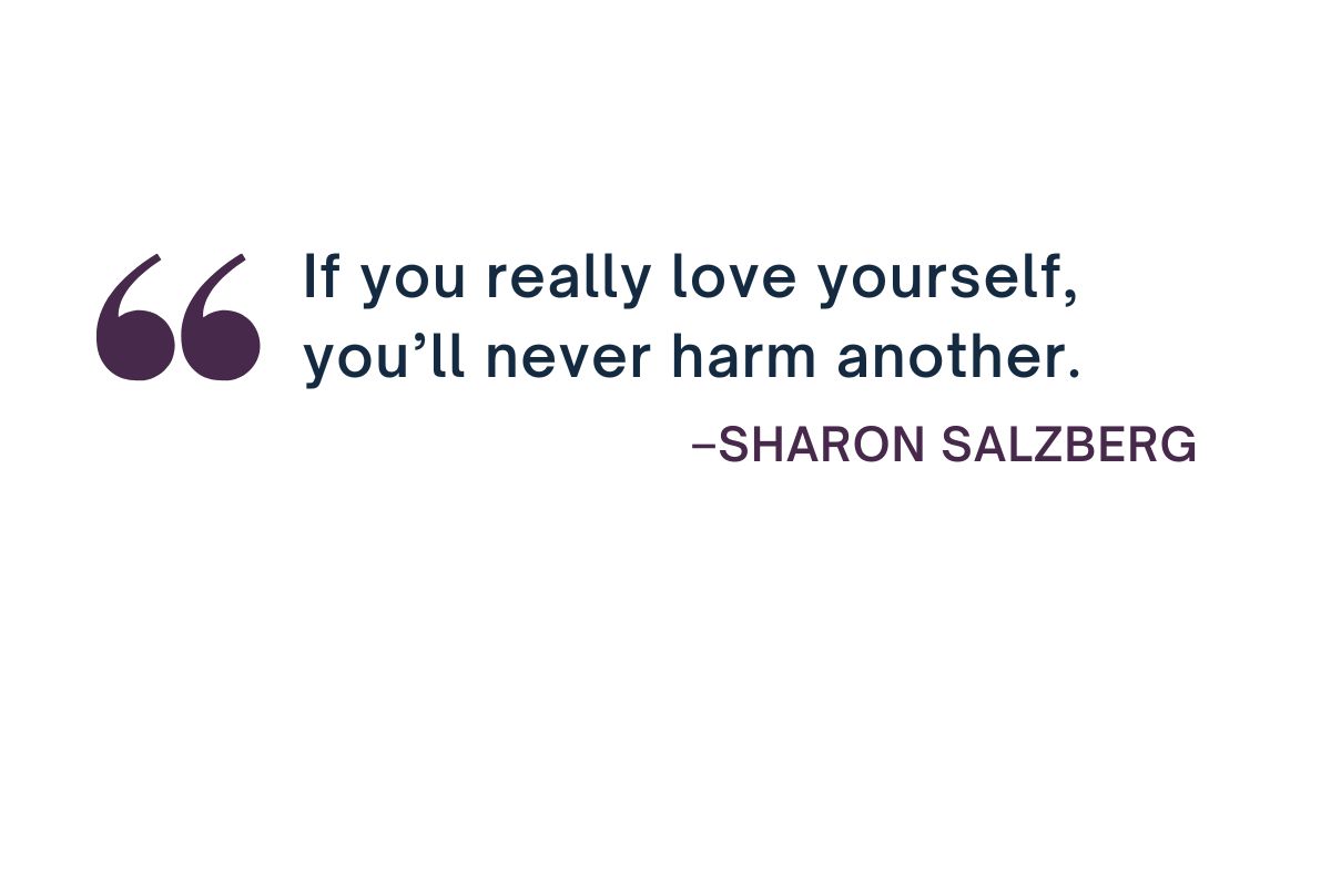 If You Really Love Yourself Sharon Salzberg Quote